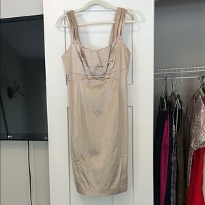 Calvin Klein Beige Sleeveless Dress
